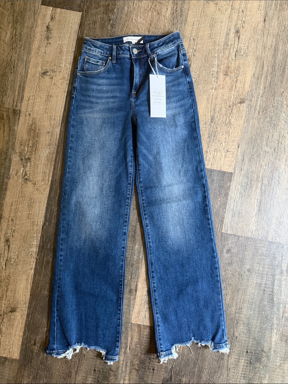 Risen Wide-Leg Jeans 3/26 NWT
